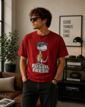 Fossil Fresh Dinosaur Graphic Men Classic Fit T-Shirt