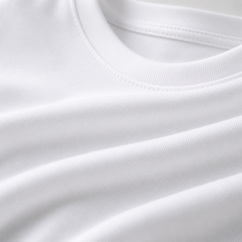 Men's Premium White Supima Cotton Classic Fit Solid T-Shirt