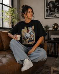 Women Nostalgic Cartoon Graphic T-Shirt