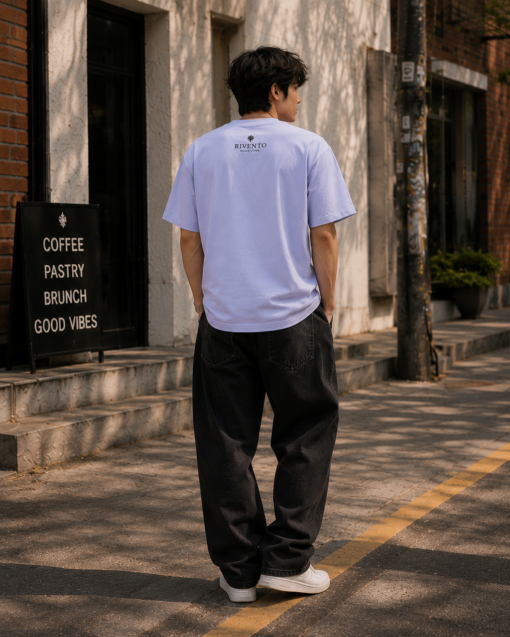 Ghost Grind Oversized Graphic T-Shirt for Men