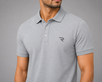 Signature Men Classic Fit Grey Polo T-Shirt