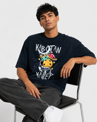 Cosmic Explorer Oversized Graphic T-Shirt for Men