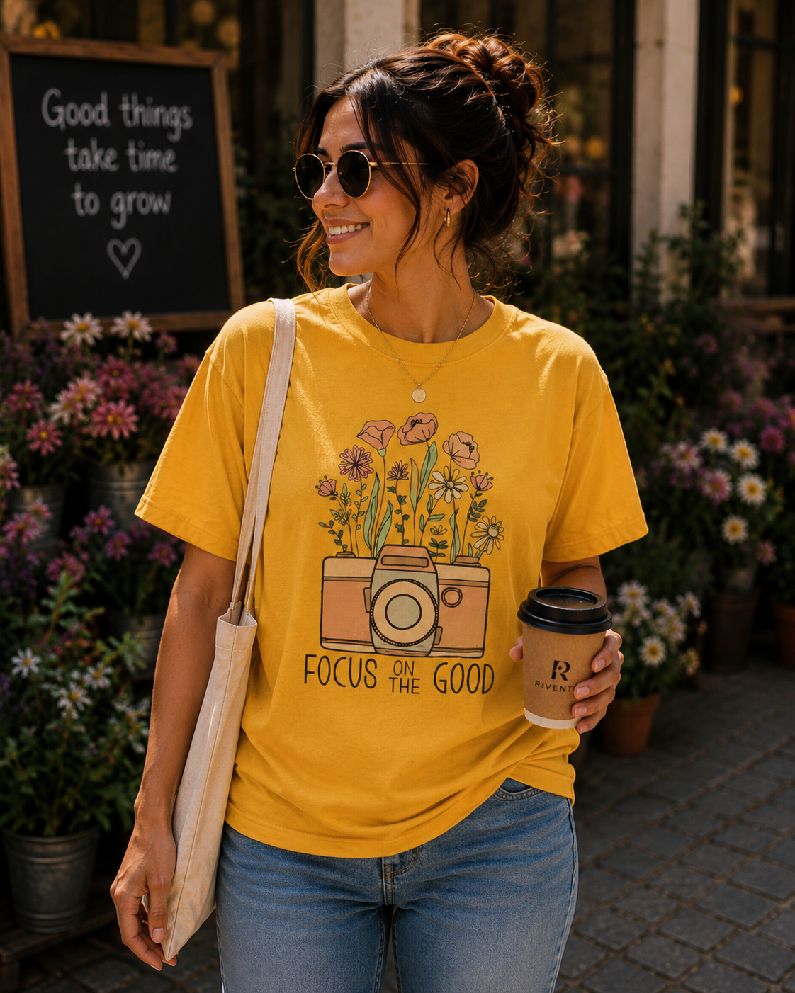 Women Focus On The Good T-Shirt