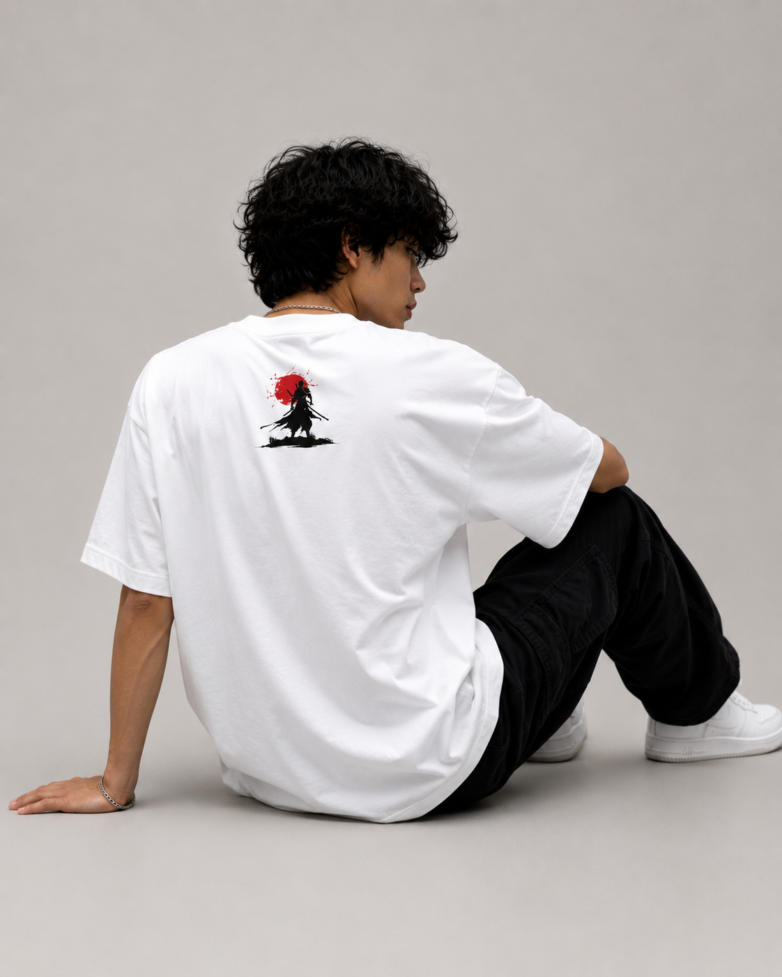 Dragon Warrior Oversized Graphic T-Shirt for Men