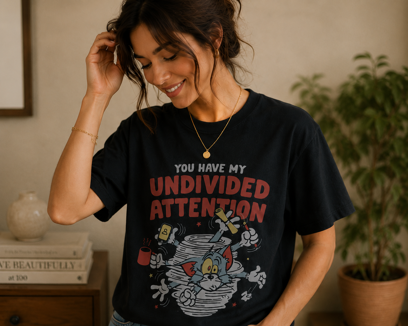 Undivided Attention Women Graphic T-Shirt