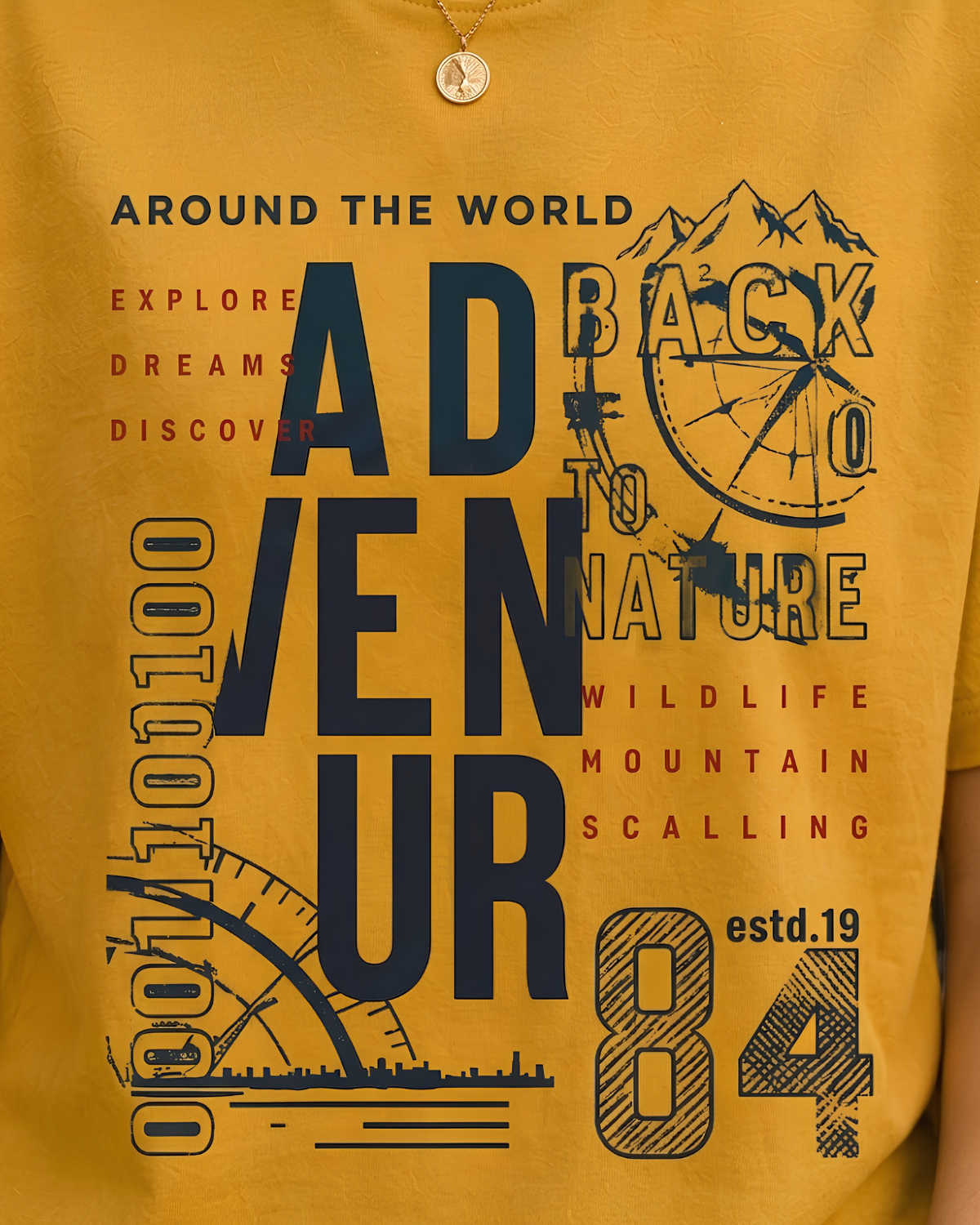 Women Adventure Outdoor Printed T-Shirt