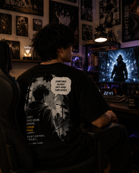 Chase Peace Oversized Graphic T-Shirt for Men