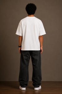 Kung-Fu Chaos Oversized Graphic T-Shirt for Men