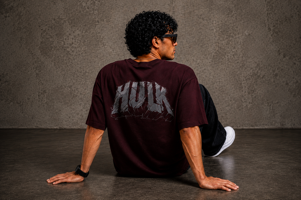 Unleash the Titan Oversized Graphic T-Shirt for Men