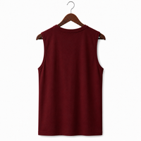 Fuel Your Fire Maroon Men's Graphic Tank Top