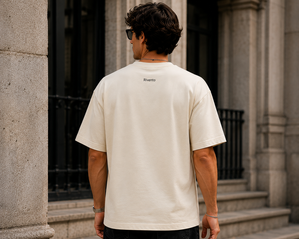 Cosmic Cub Oversized Graphic T-Shirt for Men