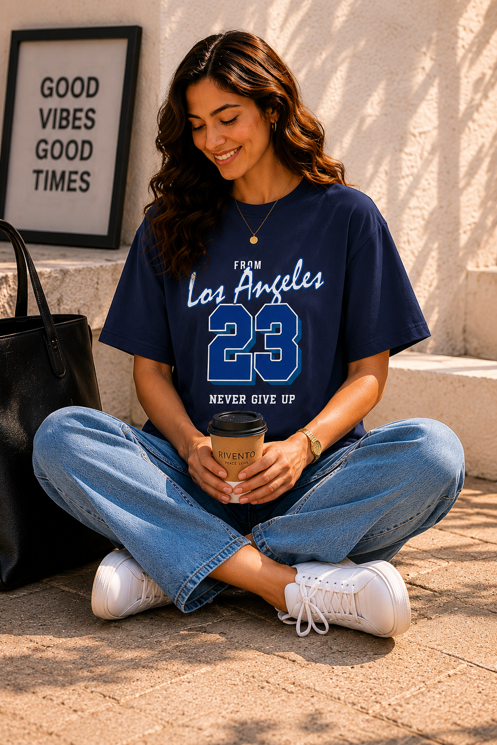 Women Los Angeles Oversized T-Shirt