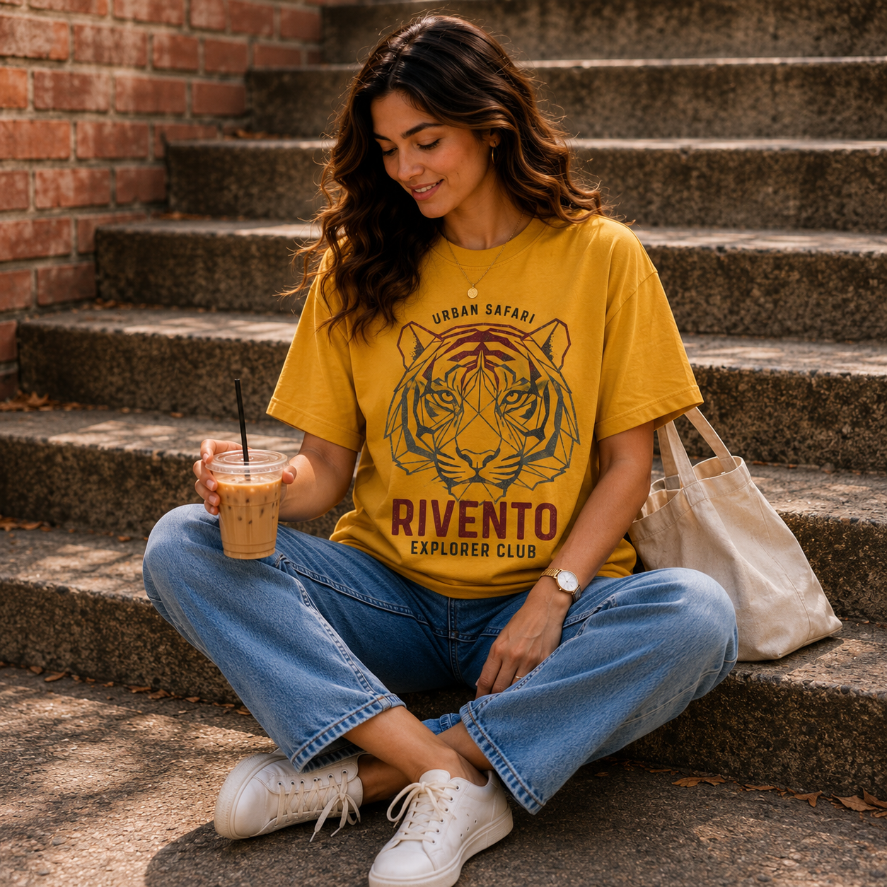 Women Rivento Club Tiger Graphic T-Shirt