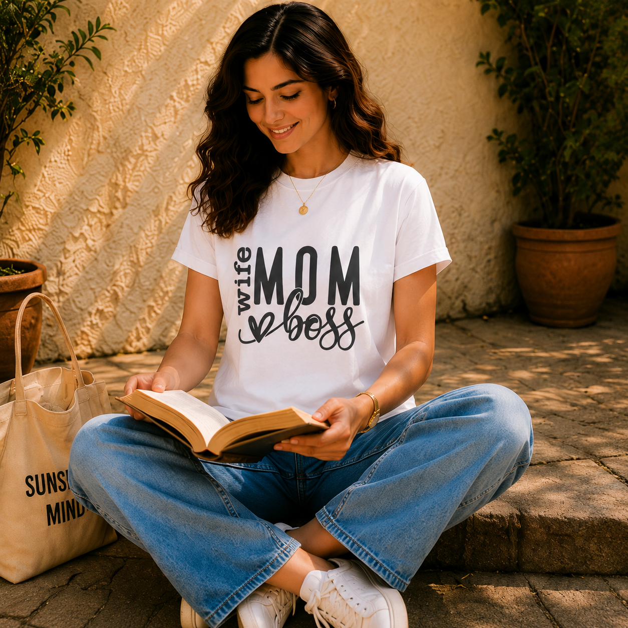 Women Modern Mom Lifestyle Casual T-Shirt