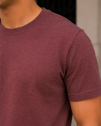 Order Softcore Solid T-Shirts Heather Cardinal Online