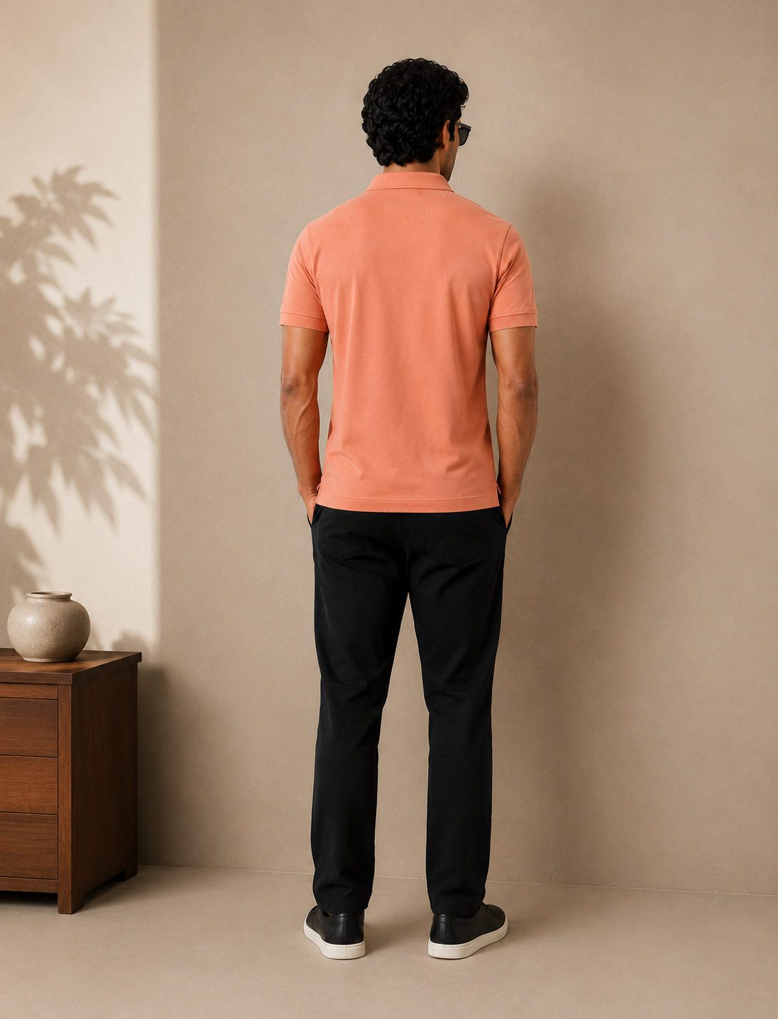 Signature Men Classic Fit Sunset Polo T-Shirt