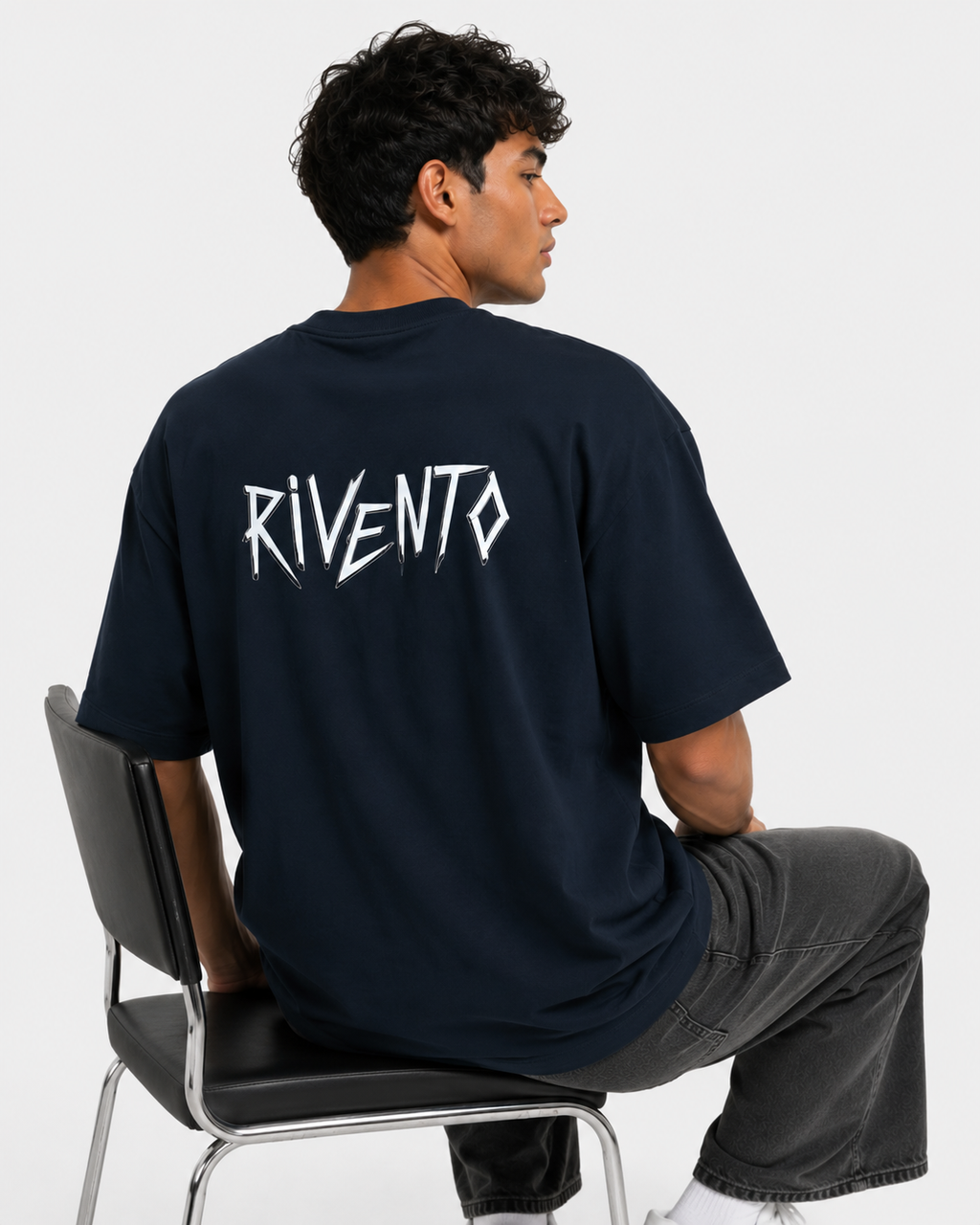 Cosmic Explorer Oversized Graphic T-Shirt for Men