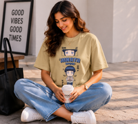 Women Hinata Hyuga Oversized Graphic T-Shirt