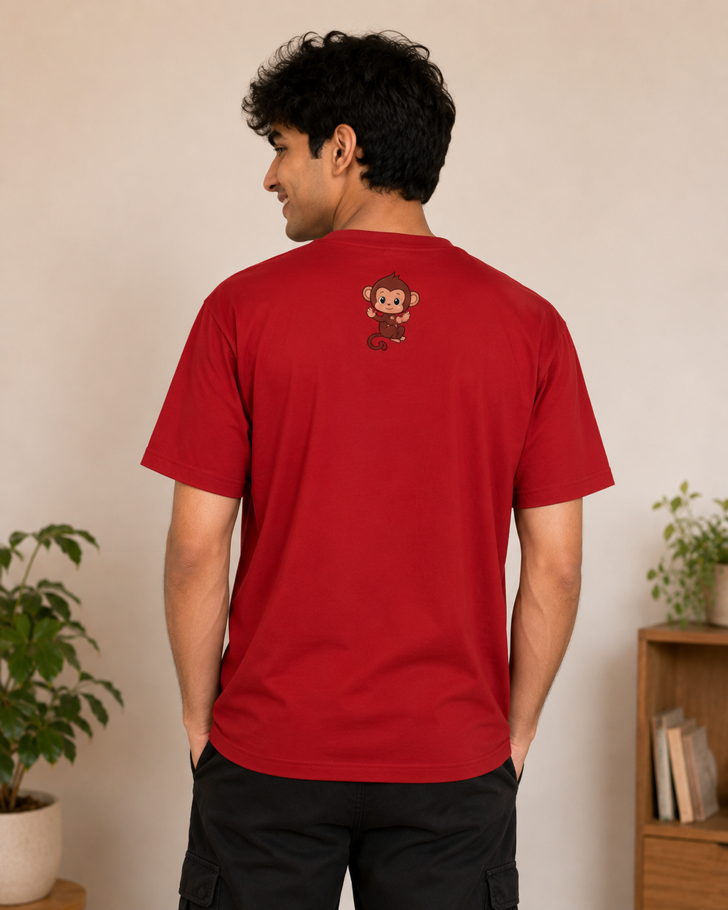 Sab Moh Maya Hai Funny Monkey Graphic Men Classic Fit T-Shirt