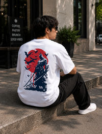Bat Ronin Oversized Graphic T-Shirt for Men