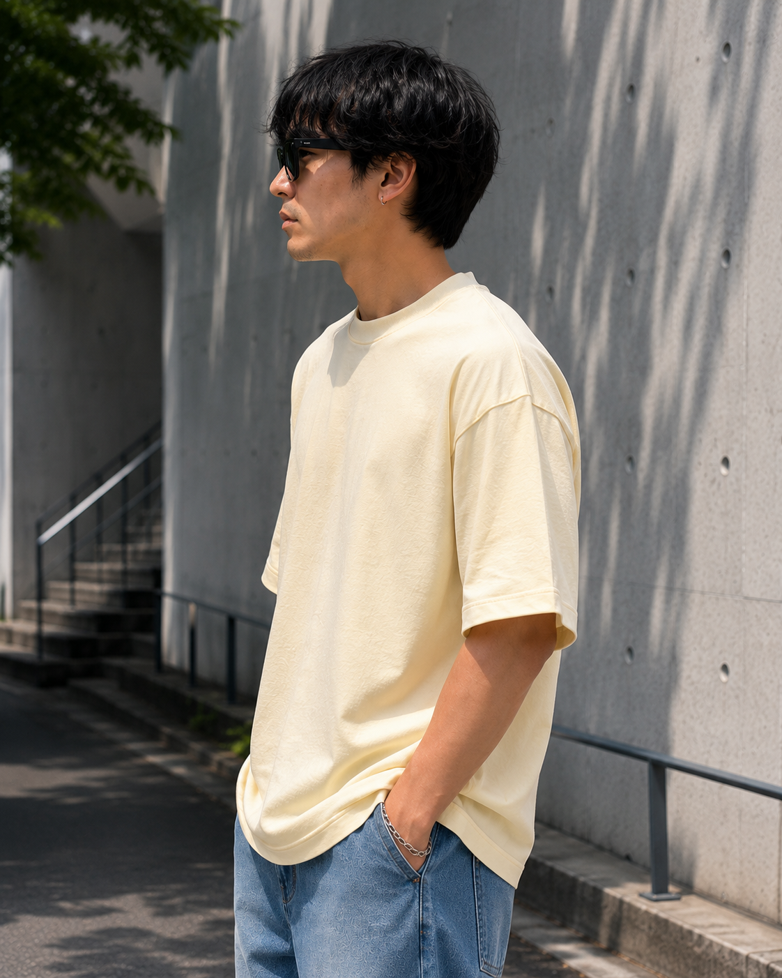 Men's Desert Oversized Drop Shoulder T-Shirt