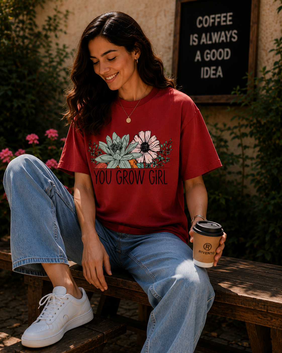 Women You Grow Girl Graphic T-Shirt