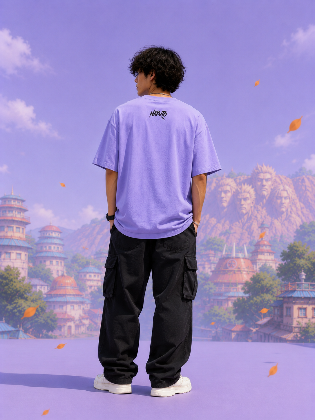 Naruto Legacy Oversized Graphic T-Shirt for Men
