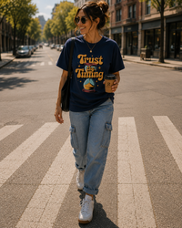 Trust The Timing Women Typography Tee