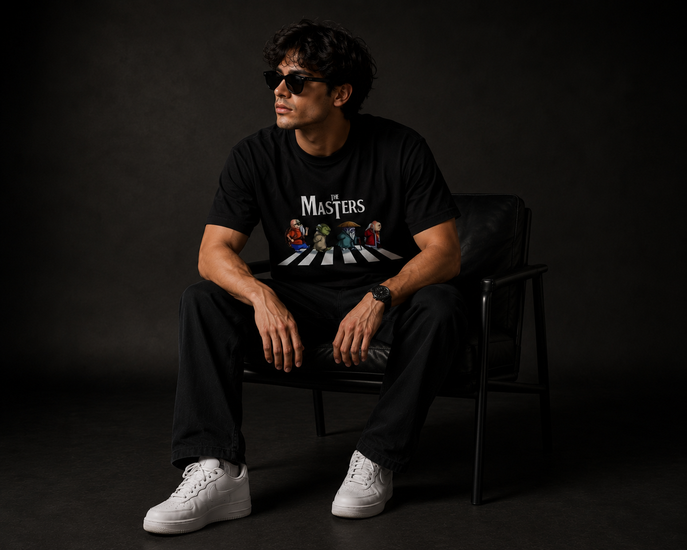 The Masters Men Classic Fit Anime Graphic T-Shirt
