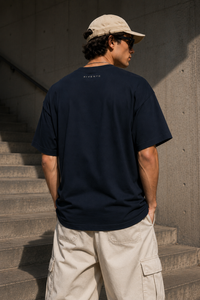 Focus and Conquer Oversized Graphic T-Shirt for Men