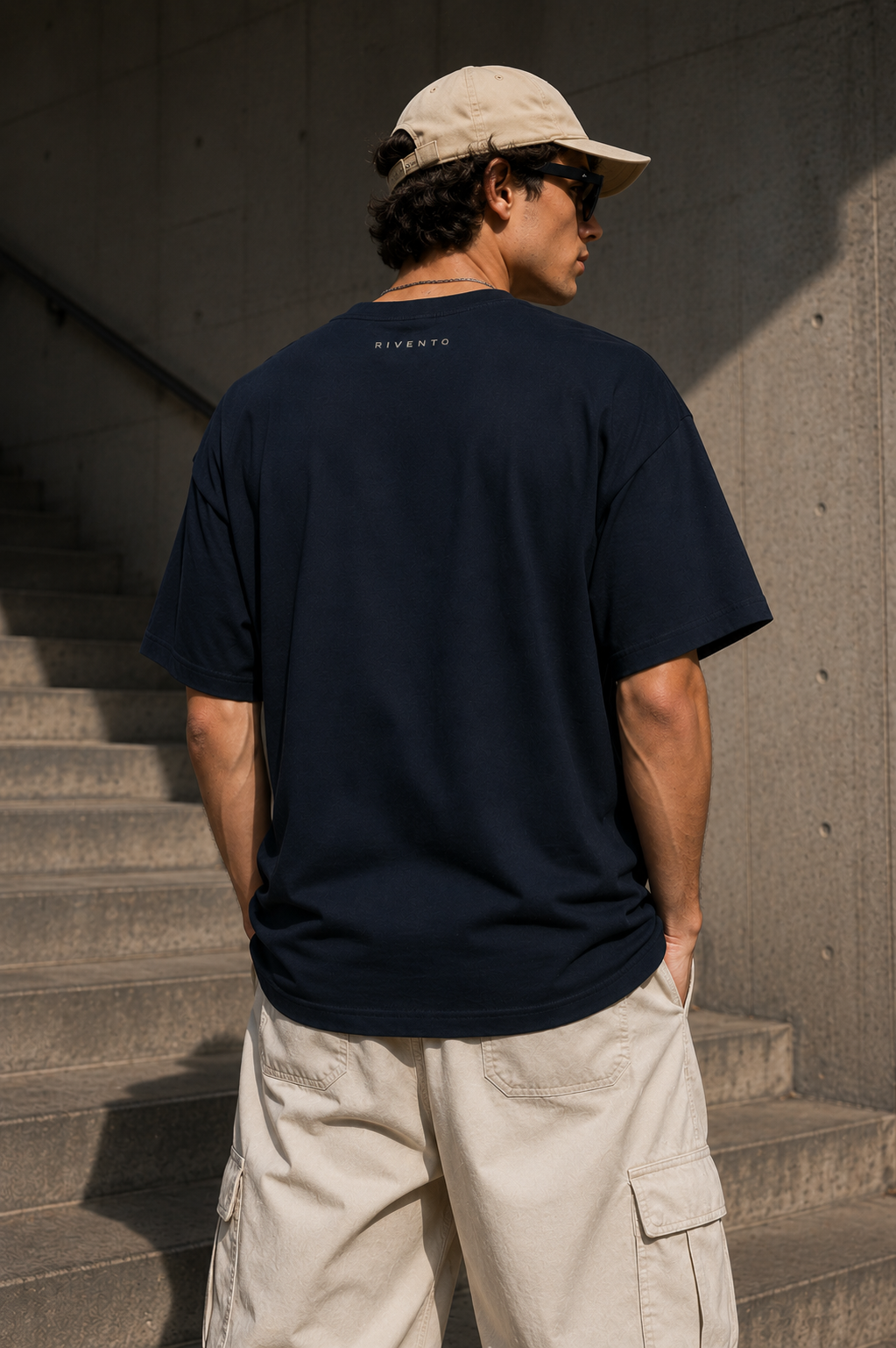 Focus and Conquer Oversized Graphic T-Shirt for Men