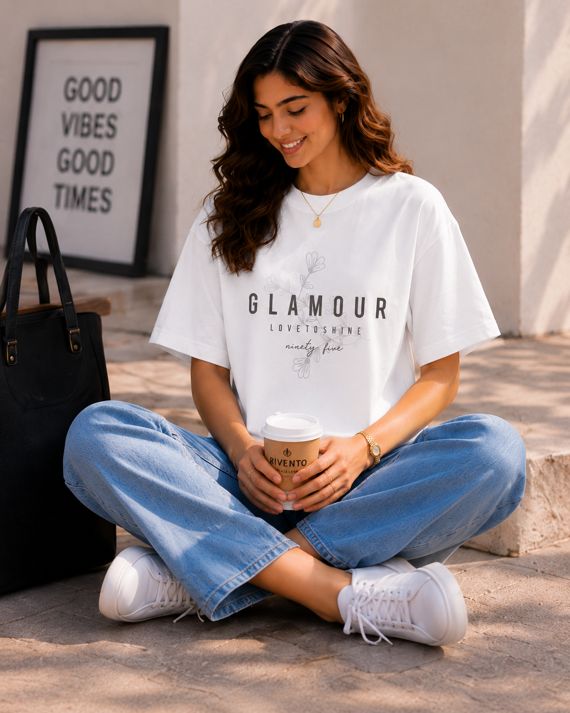 Women Timeless Glamour Oversized T-Shirt
