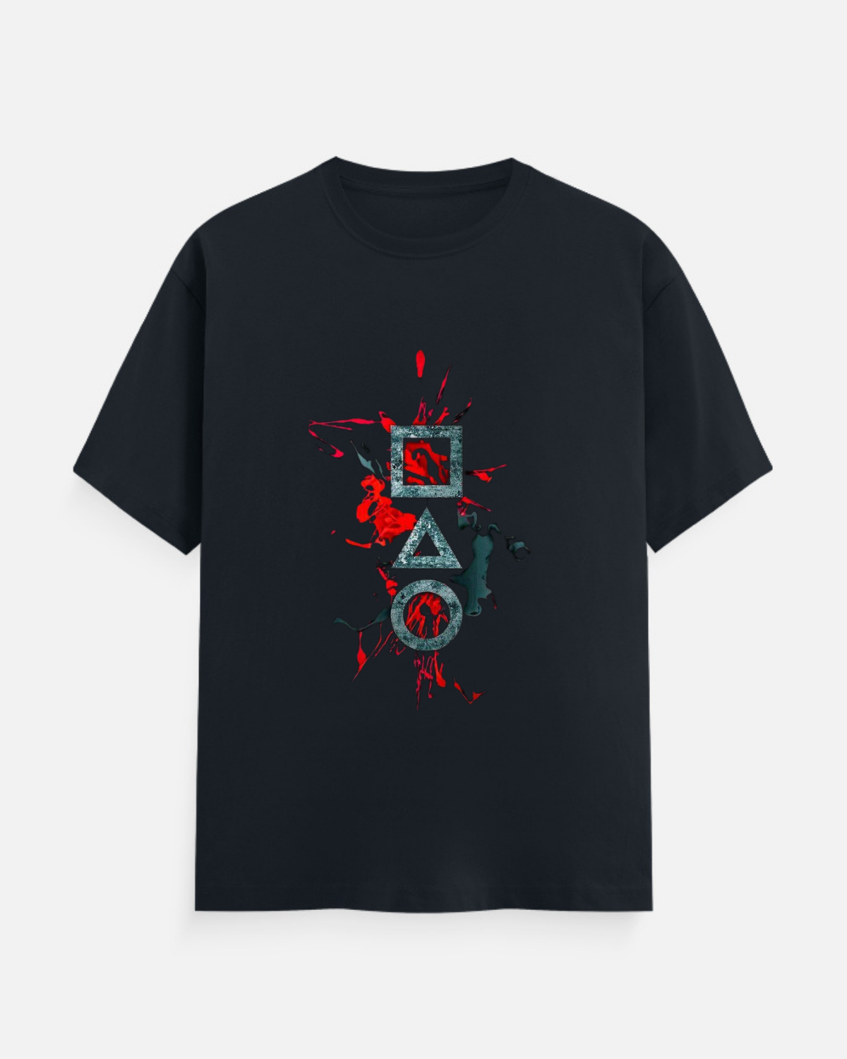 Squid Game Symbols Graphic T-Shirt