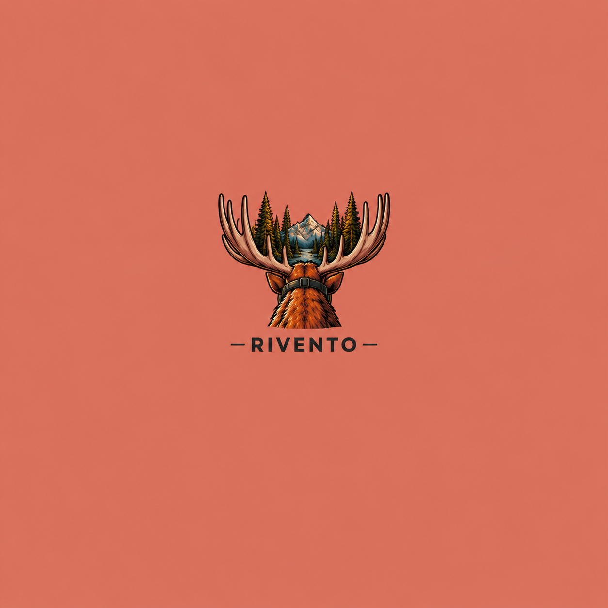 Adventure Moose Wilderness Graphic Men Classic Fit T-Shirt
