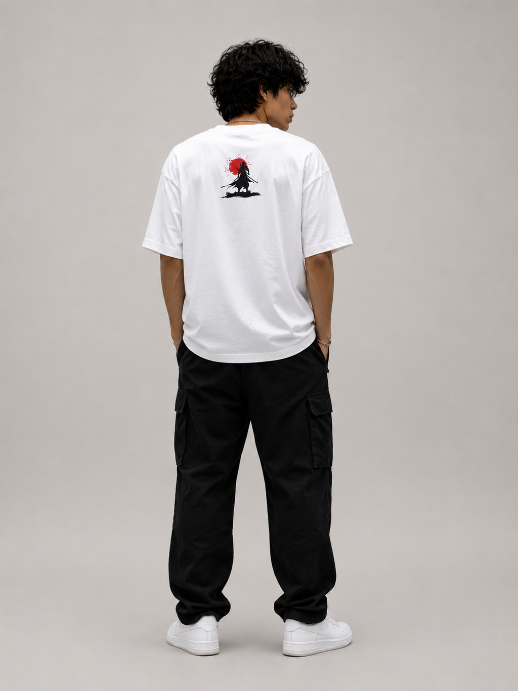 Dragon Warrior Oversized Graphic T-Shirt for Men