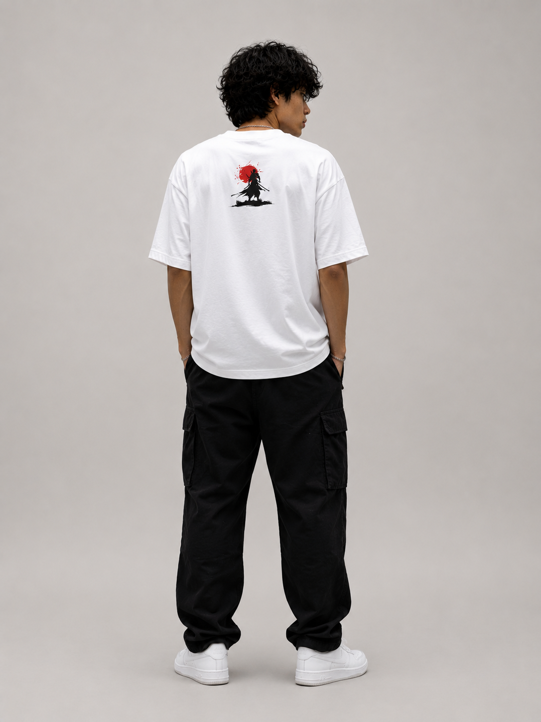 Dragon Warrior Oversized Graphic T-Shirt for Men