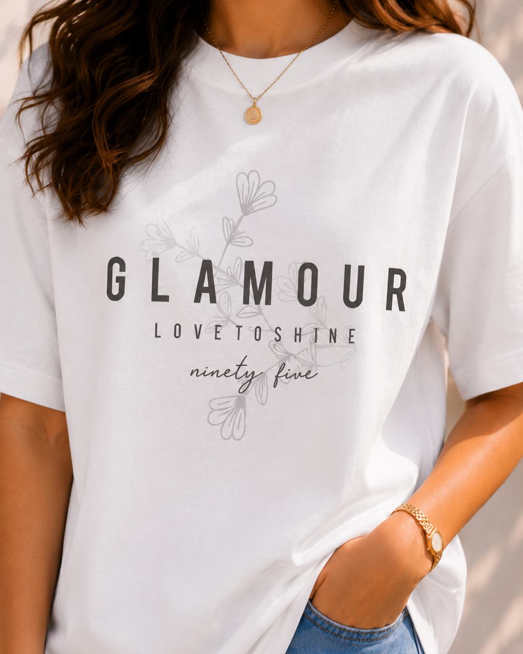 Women Timeless Glamour Oversized T-Shirt