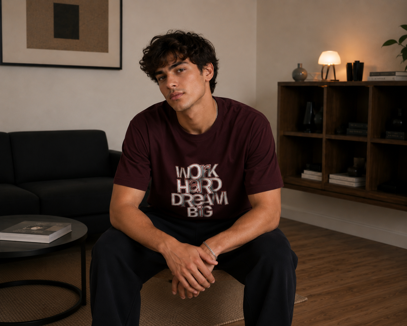 Work Hard Dream Big Men Classic Fit T-Shirt