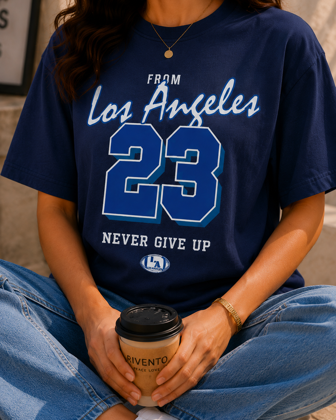 Women Los Angeles Oversized T-Shirt