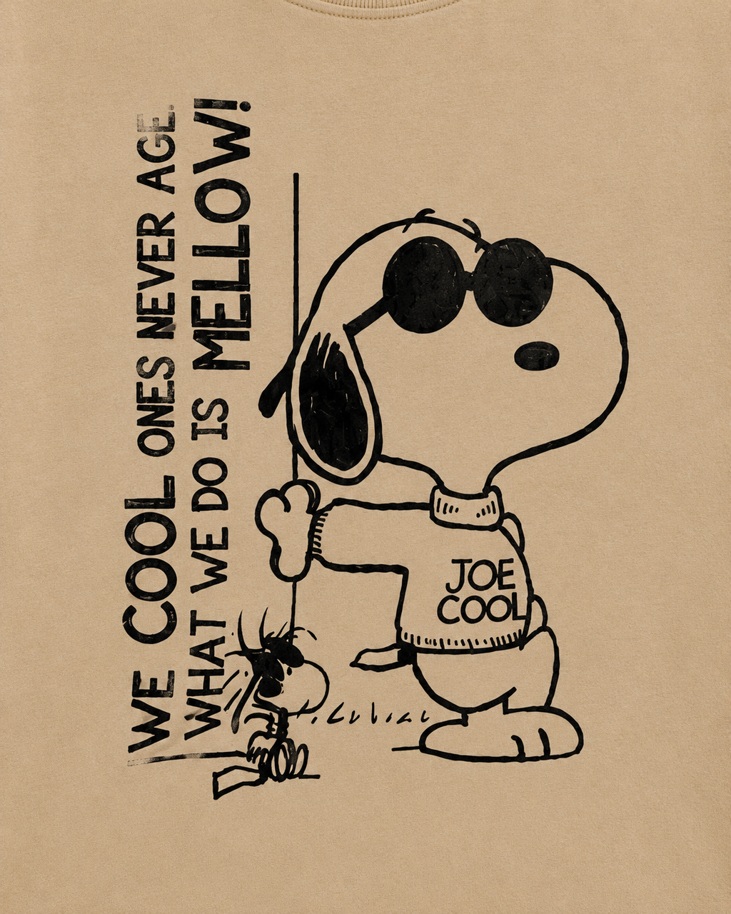 Women Joe Cool Snoopy Oversized Graphic T-Shirt