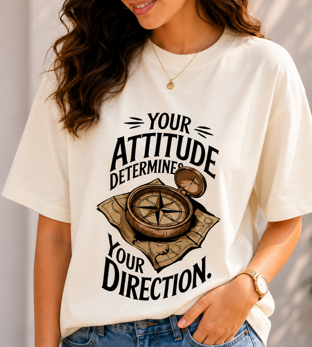 Women Direction & Destiny Collection Oversized T-Shirt