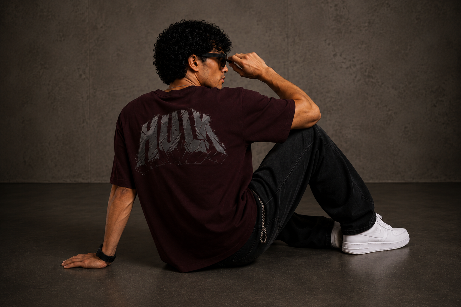 Unleash the Titan Oversized Graphic T-Shirt for Men