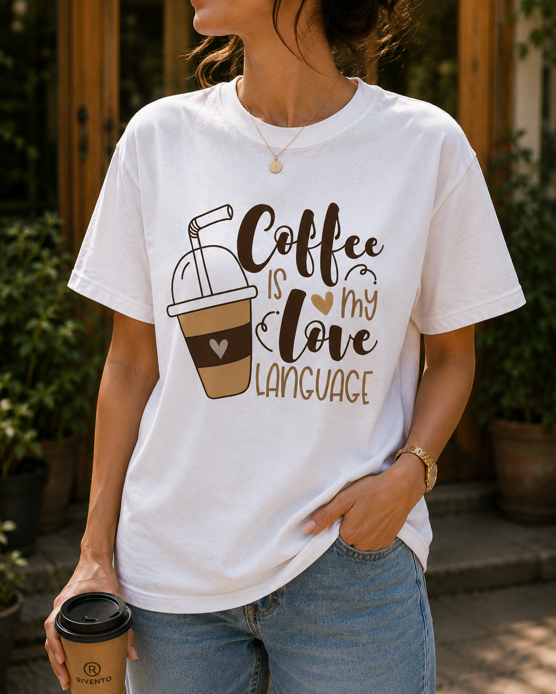 Women Coffee Is My Love Language T-Shirt