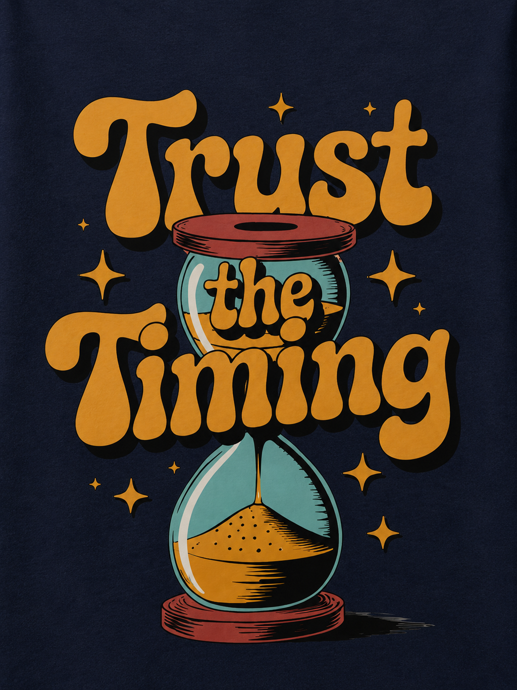 Trust The Timing Women Typography Tee
