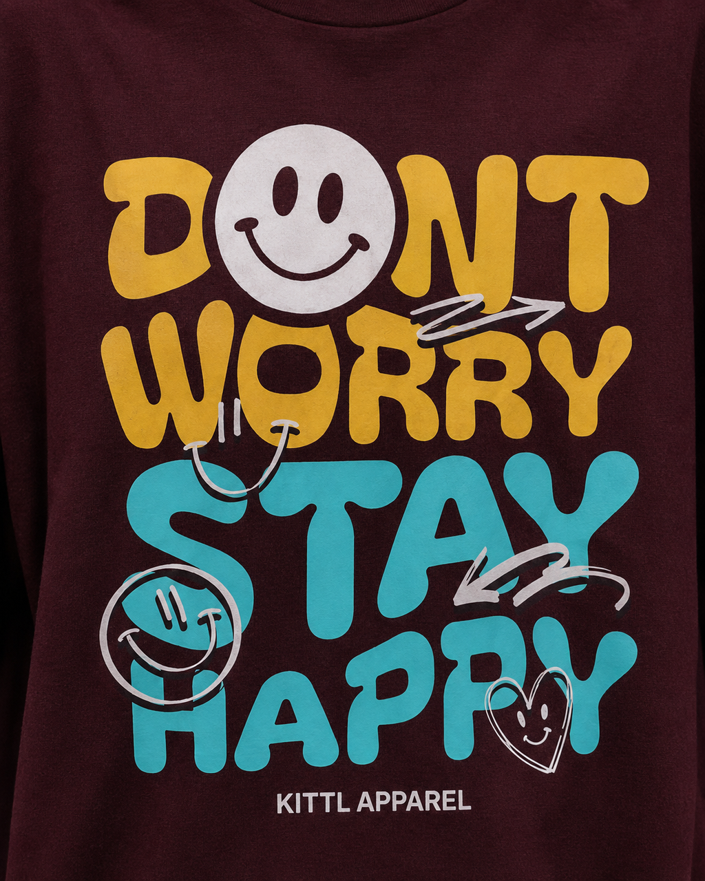 Happy Mood Typography Women T-Shirt
