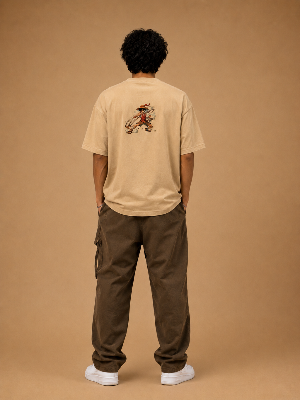 Luffy Warrior Oversized Graphic T-Shirt for Men