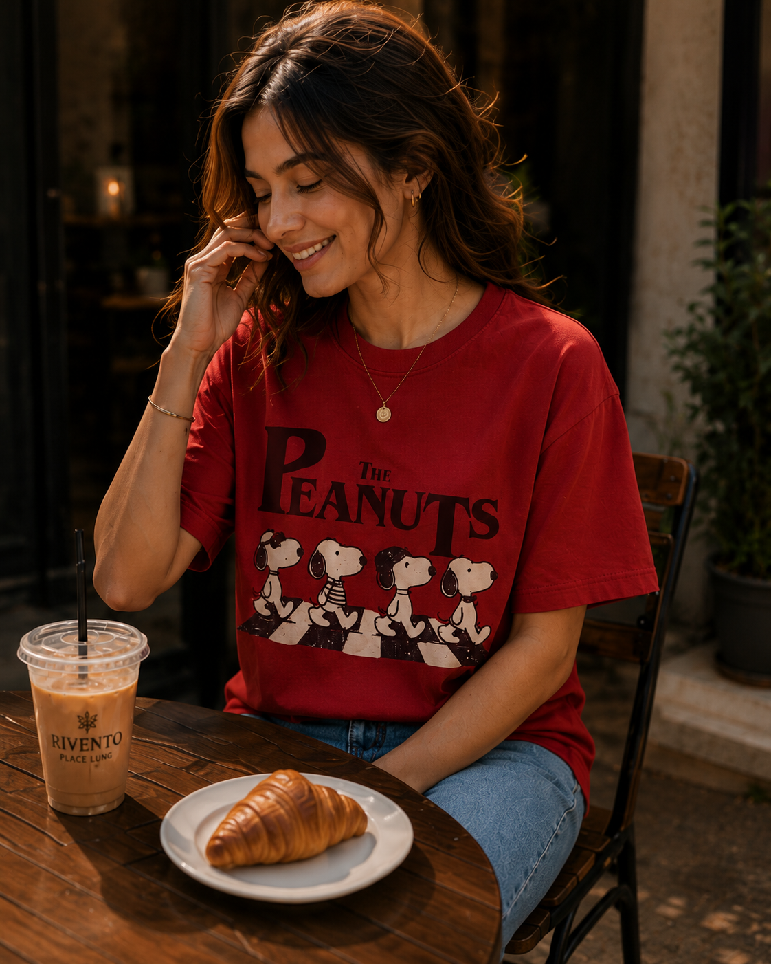 Women Retro Snoopy Cartoon Graphic T-Shirt