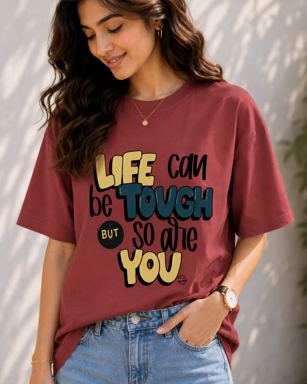 Women Inspirational Typography Casual T-Shirt