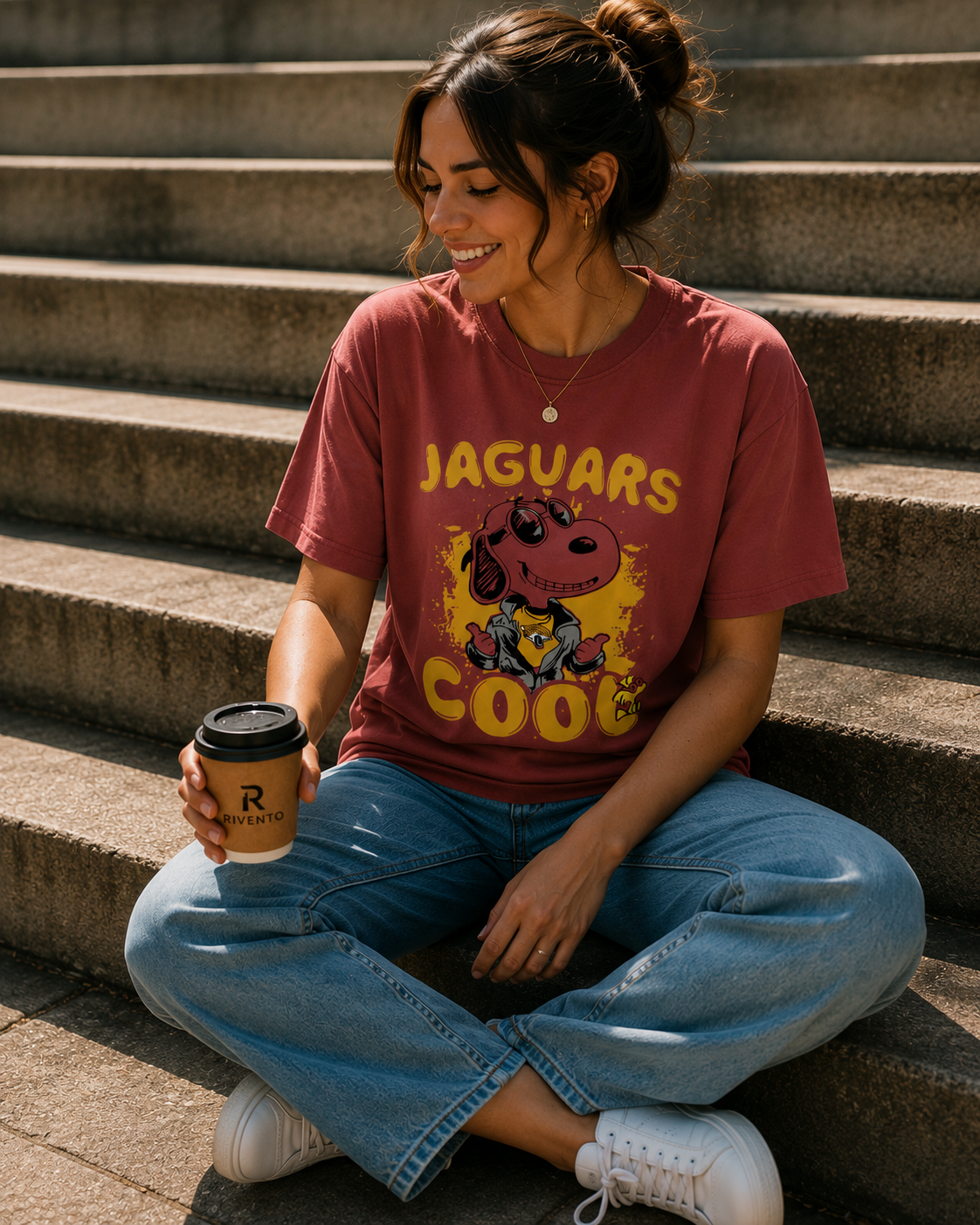 Women Cool Snoopy Cartoon Graphic T-Shirt