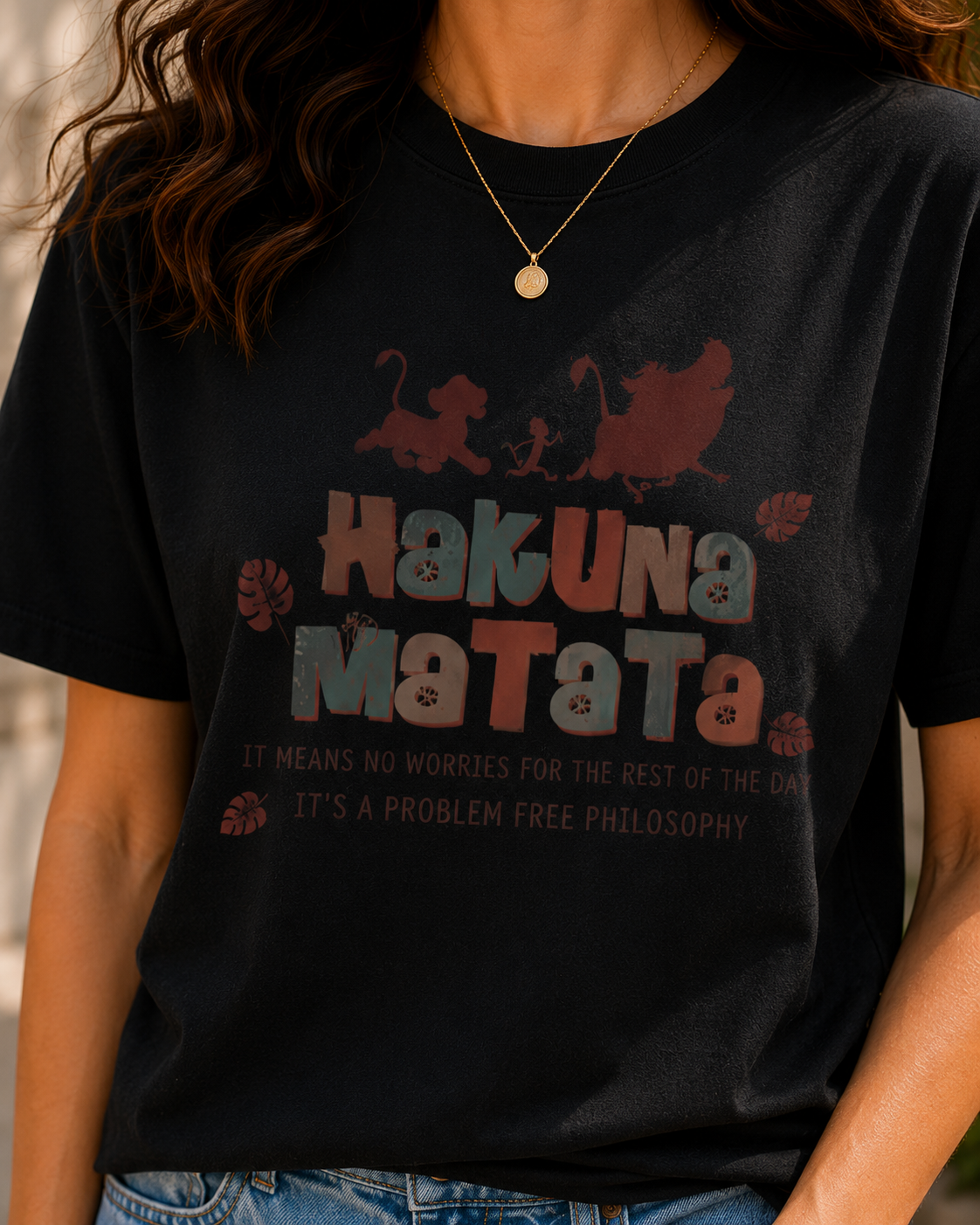 Women Hakuna Matata Graphic T-Shirt